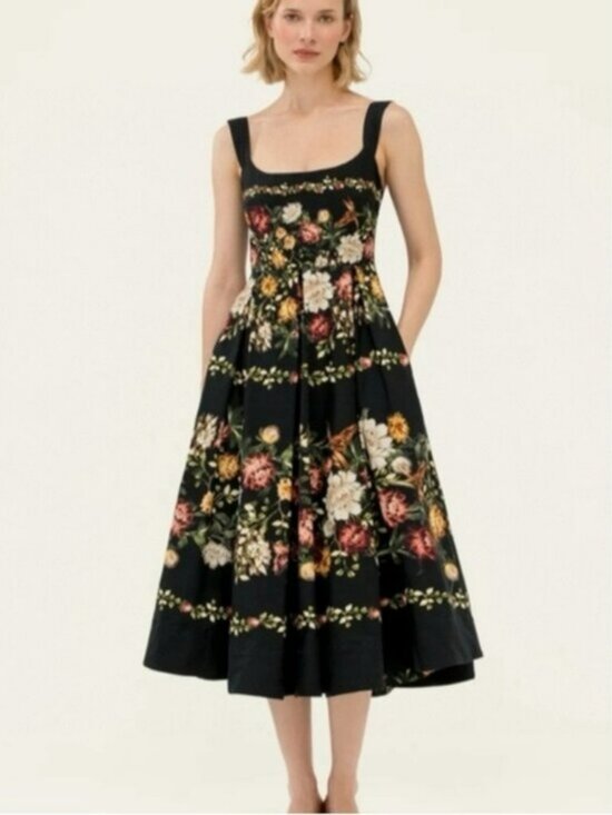 Agua by Agua Bendita Dresses & Skirts - AGUA BY AGUA BENDITA Alcaparra Paramo Midi Dress